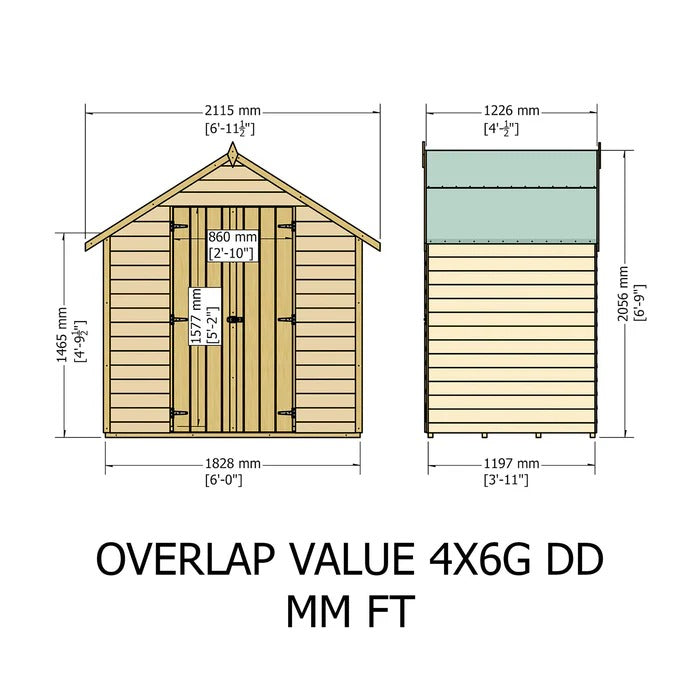 Shire Overlap 4x6 DD Value
