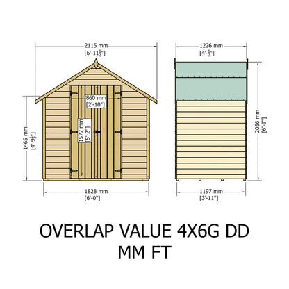 Shire Overlap 4x6 DD Value