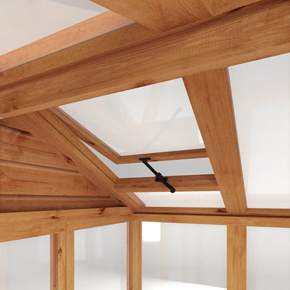 Mercia 6x4 Woodsman Shiplap Apex - Glass