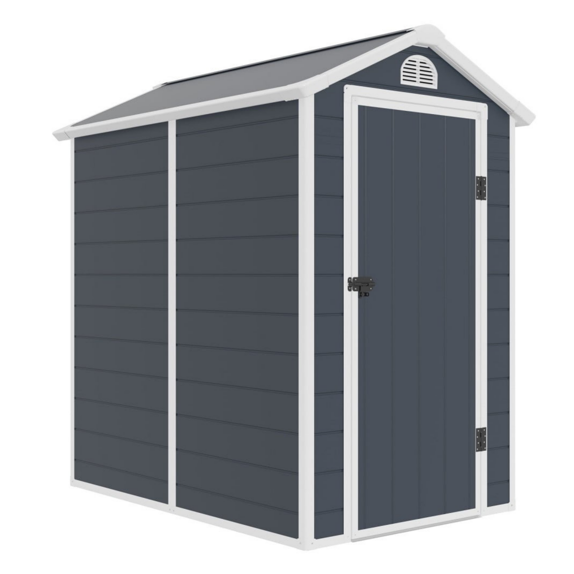 Jasmine 4x6 Plastic Apex Shed with Foundation Kit