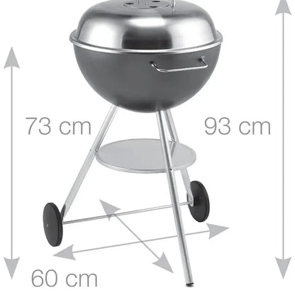 Martinsen 1000 Kettle BBQ – Large Stainless-Steel Charcoal Grill