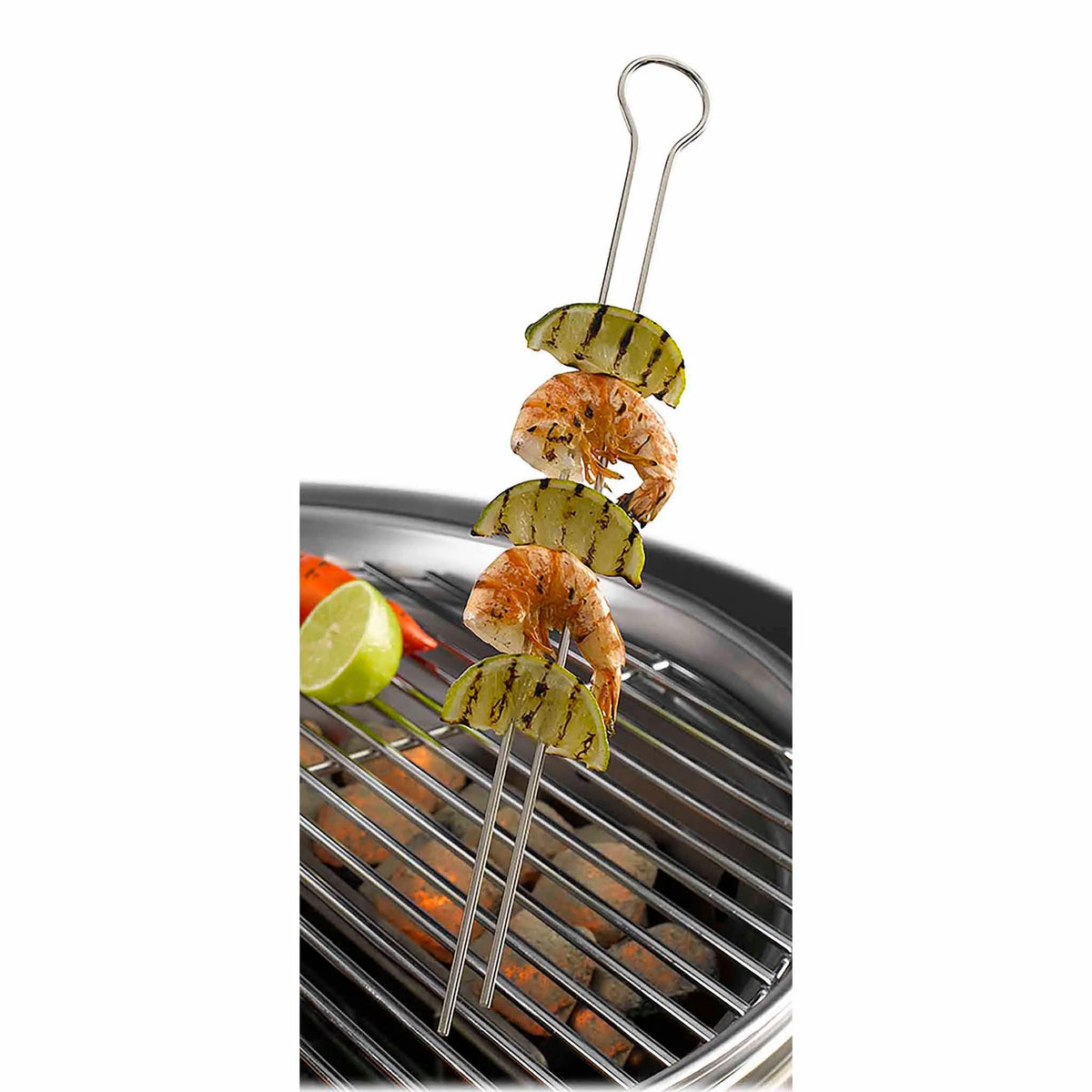 Martinsen Kebab Skewers 8pcs – Stainless Steel BBQ Skewers, 30cm