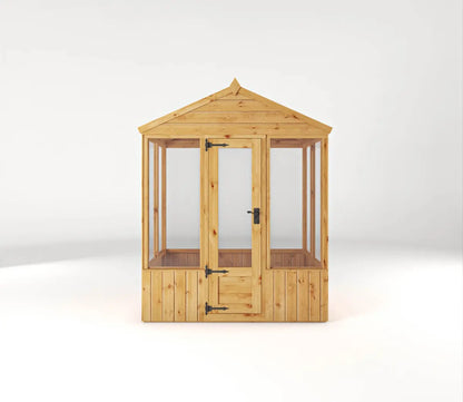 Mercia 6 x 4 Woodsman Apex Greenhouse - Glass