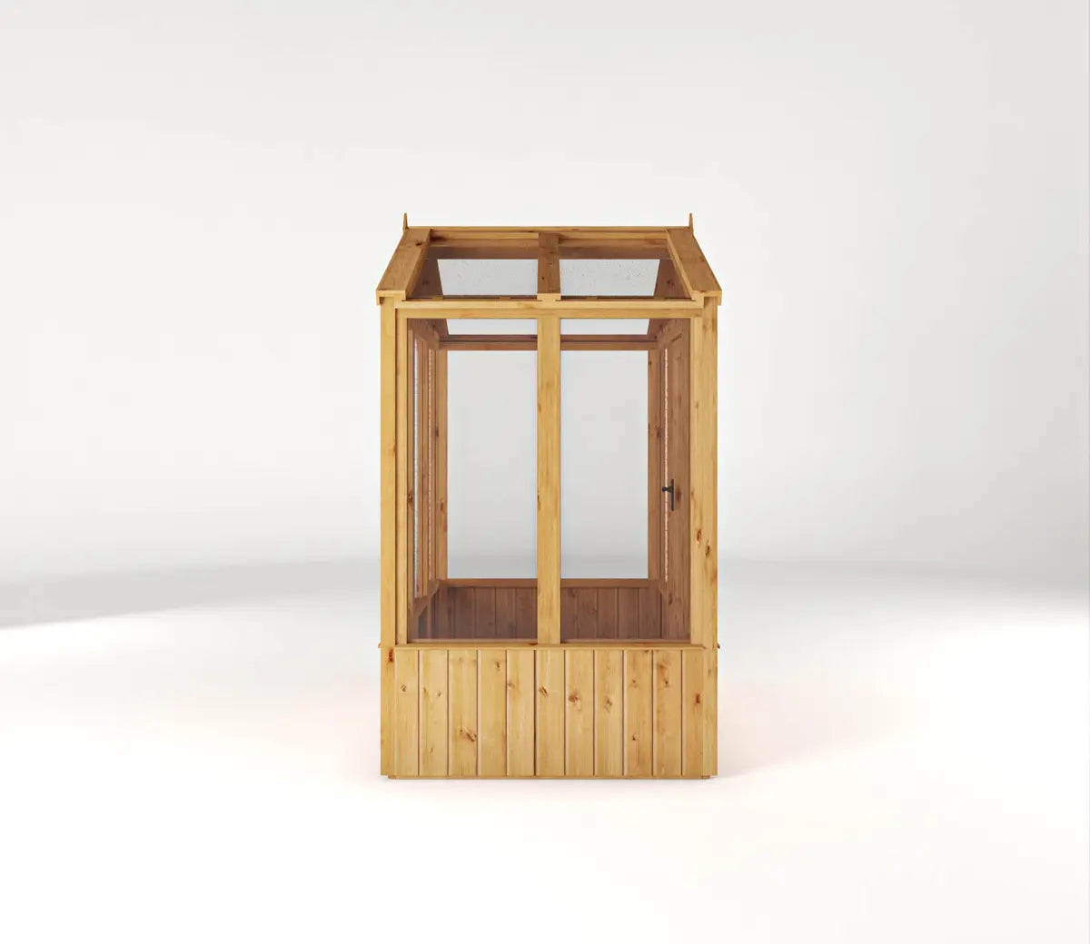Mercia 6 x 4 Woodsman Apex Greenhouse - Glass