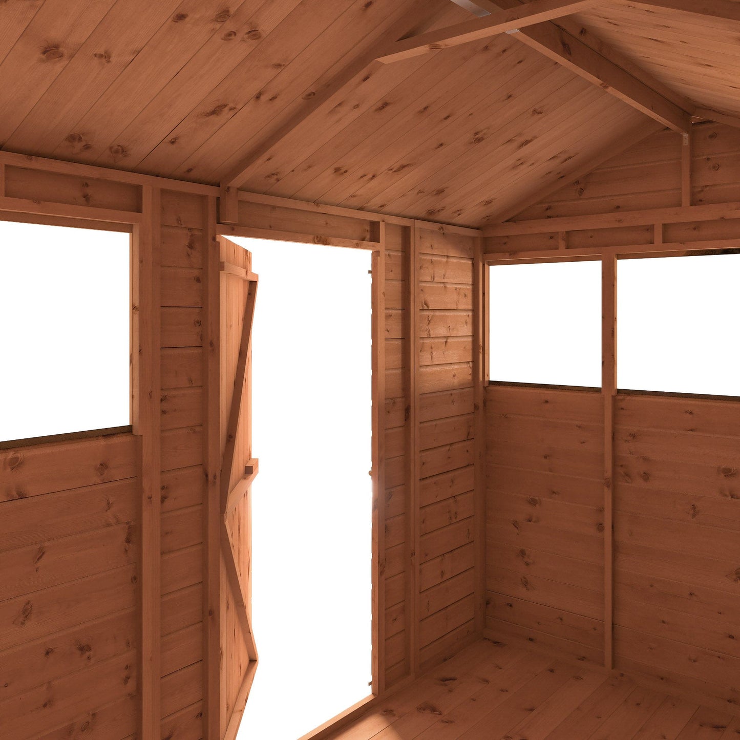 Mercia 10x6 Modular Shiplap Apex - Windowless