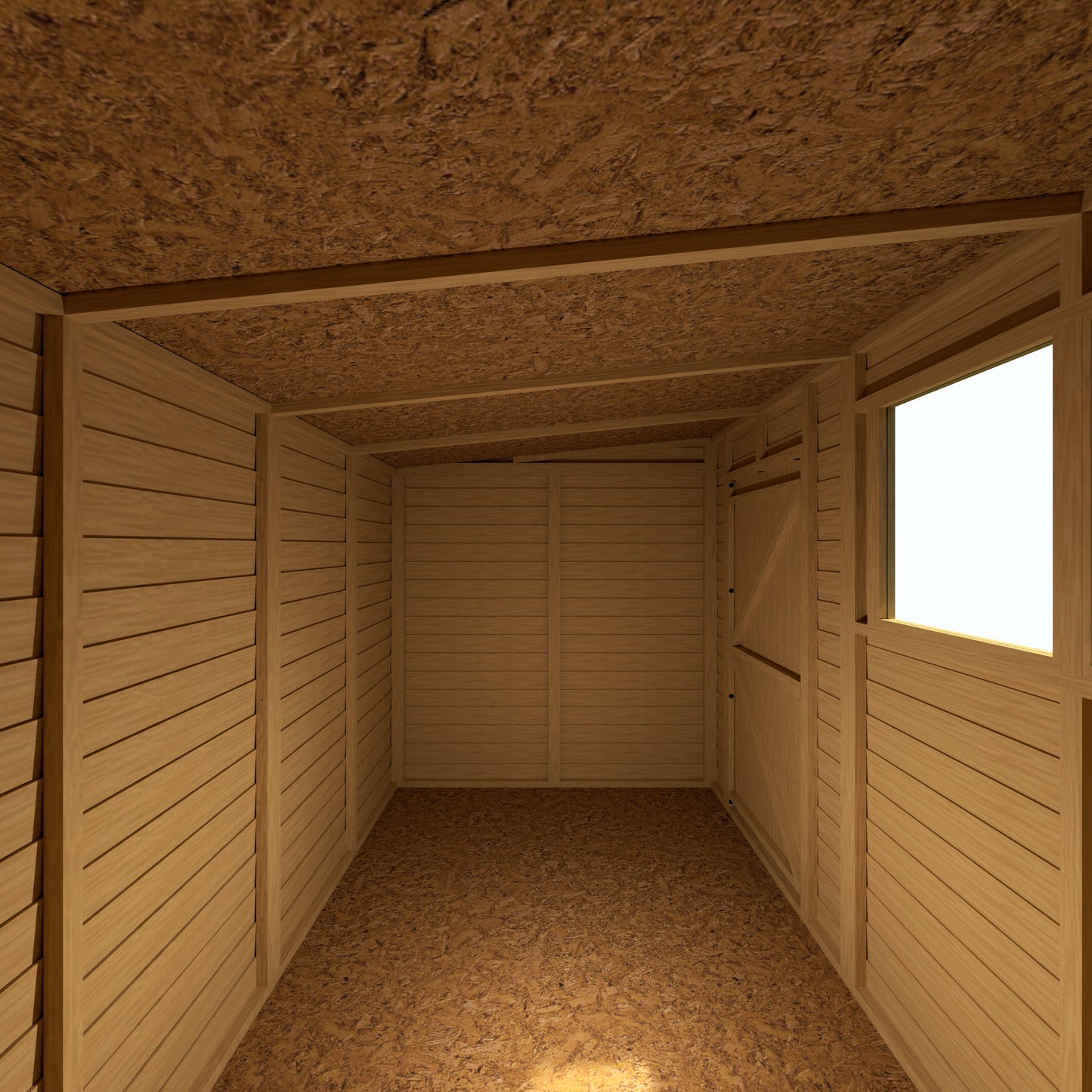 Shire Overlap Double Door Pent 10x6 D/D