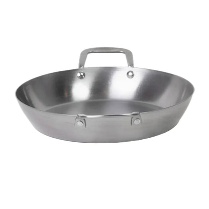 HOT WOK 35 cm Carbon Steel Paella Pan – Gas & Induction Compatible