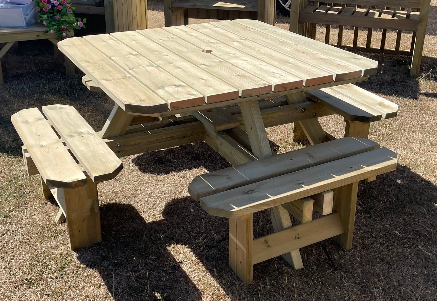 Churnet Valley Westwood Square 8 Seat Picnic Table