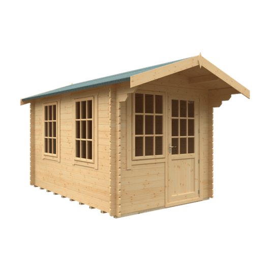 12x8 Carrington 28mm Log Cabin