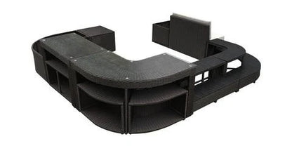 Corner Bar Set - Square Surround Furniture