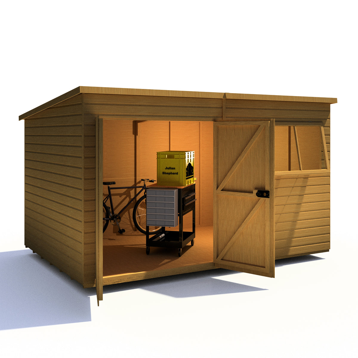 Shire Ranger 12x8 Double Door