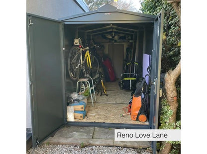 Asgard Metal Shed 5ft x 18ft (The Centurion P3) - Police Preferred Specification