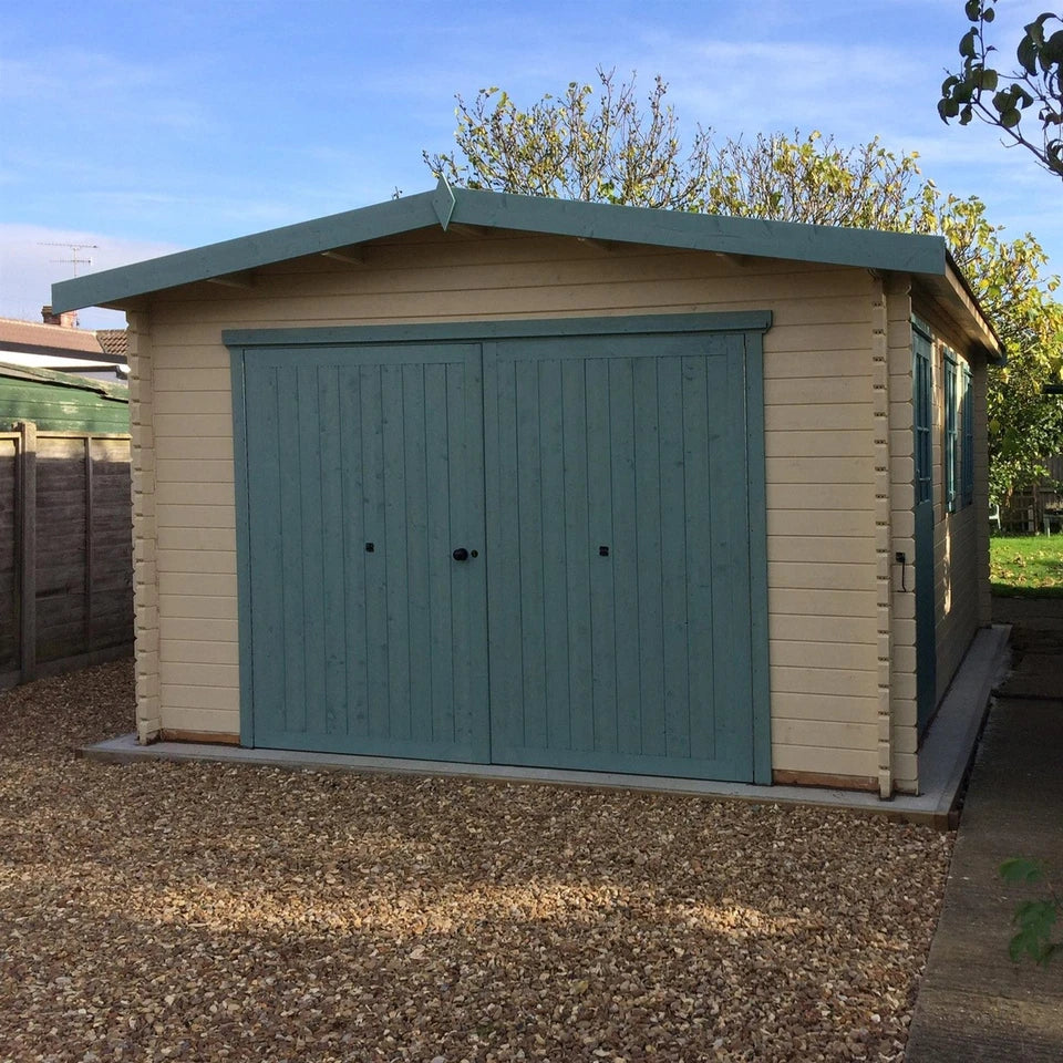 Shire Bradenham 14x17 Log Cabin (34mm - 70mm Logs)