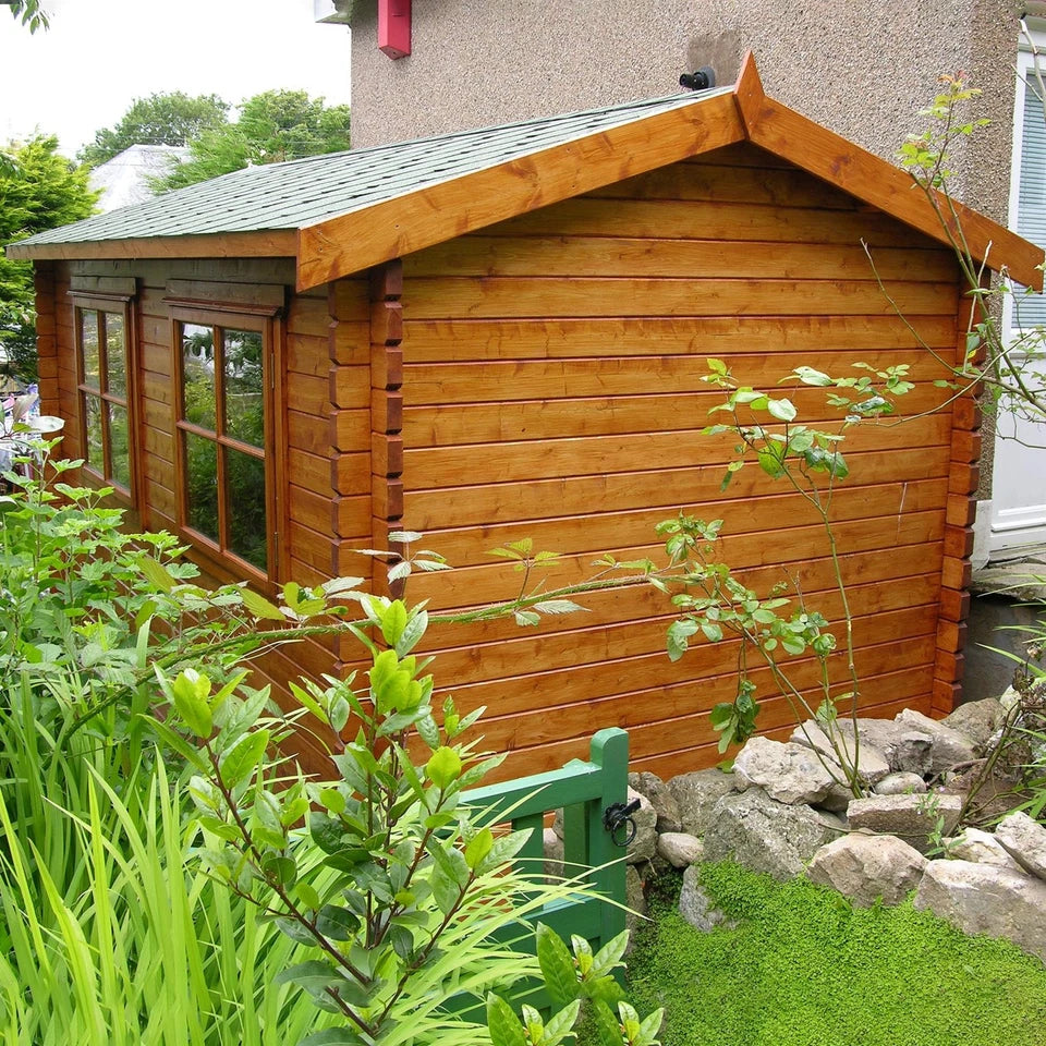 Shire Bradenham 14x17 Log Cabin (34mm - 70mm Logs)