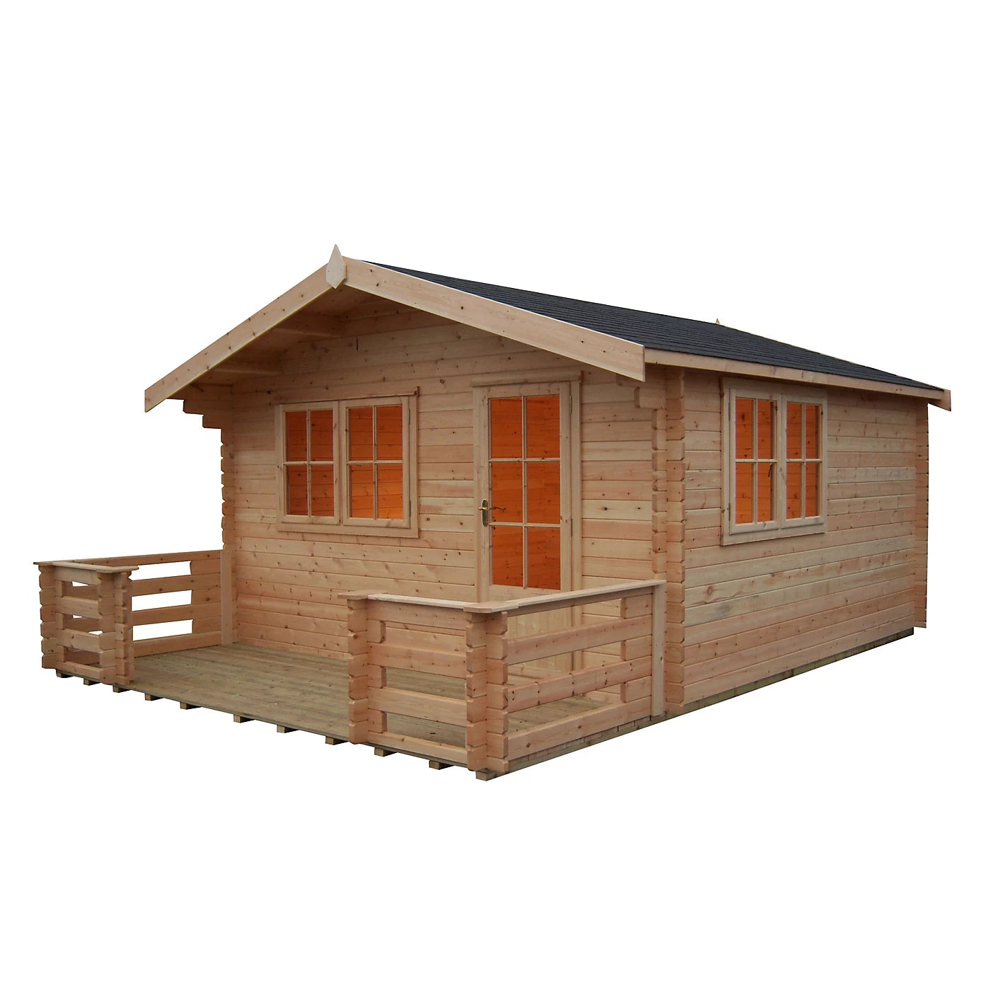 Shire Kinver 12Gx12 Log Cabin (28mm - 70mm Logs)