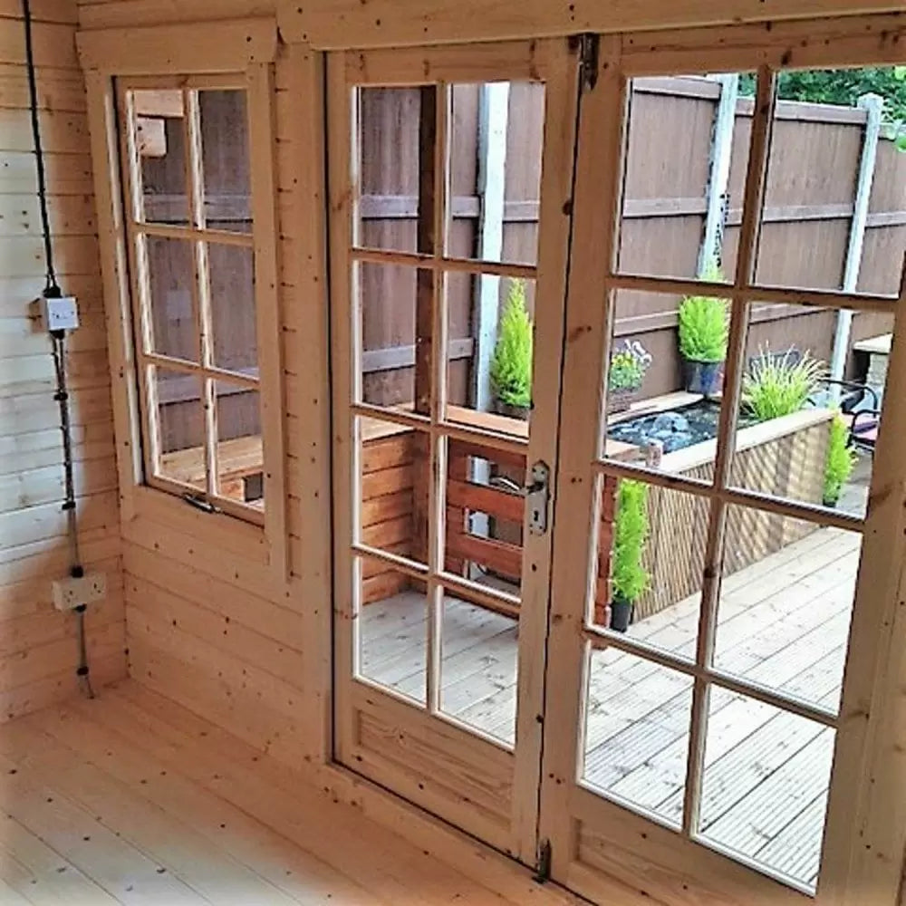 Shire Lydford 14Gx15 Log Cabin (28mm - 70mm Logs)
