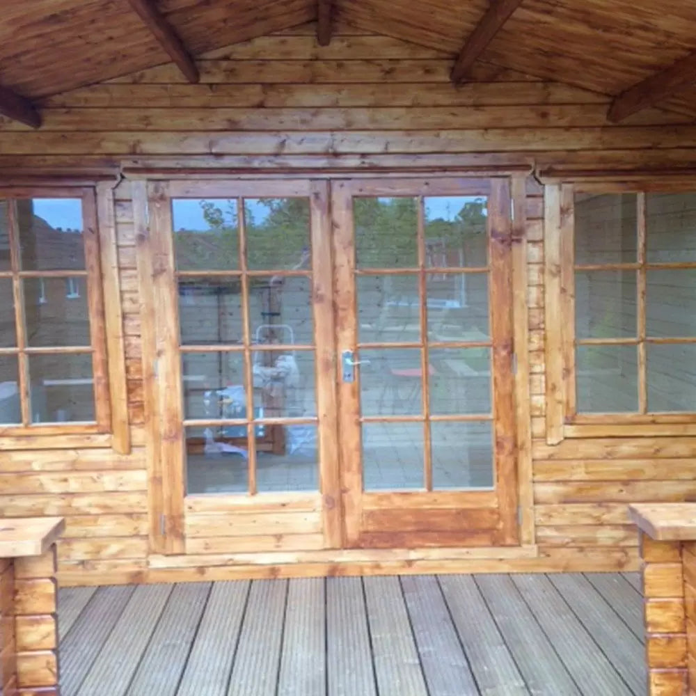 Shire Lydford 14Gx15 Log Cabin (28mm - 70mm Logs)
