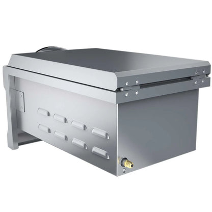 Sunstone Double Slide-In Side Burner – 304 Stainless Steel Dual Gas Burners