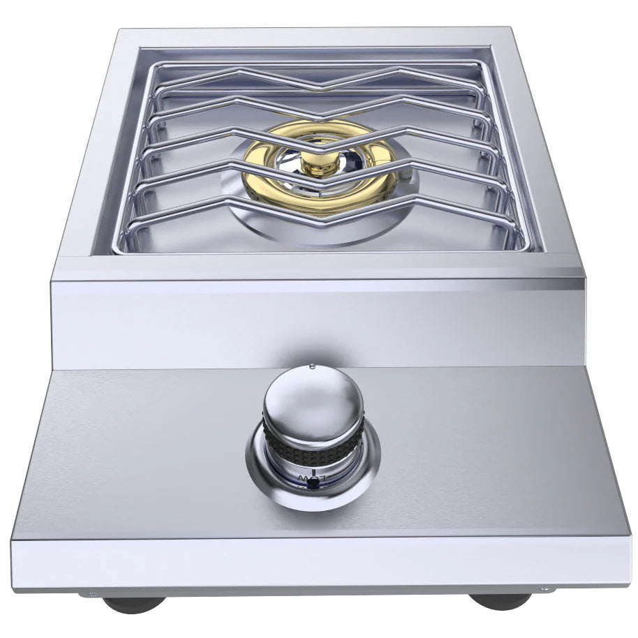 Sunstone Versa Slide-In Single Side Burner – 304 Stainless Steel Outdoor Gas Burner,