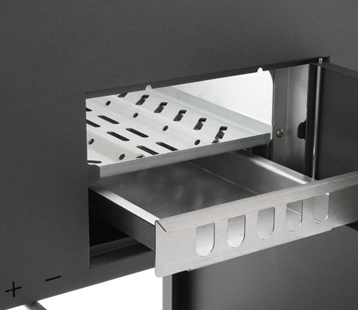 Fontana Pizza & Cucina Anthracite Outdoor Wood-Fired Oven & BBQ