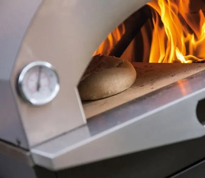 Fontana Pizza & Cucina Anthracite Outdoor Wood-Fired Oven & BBQ