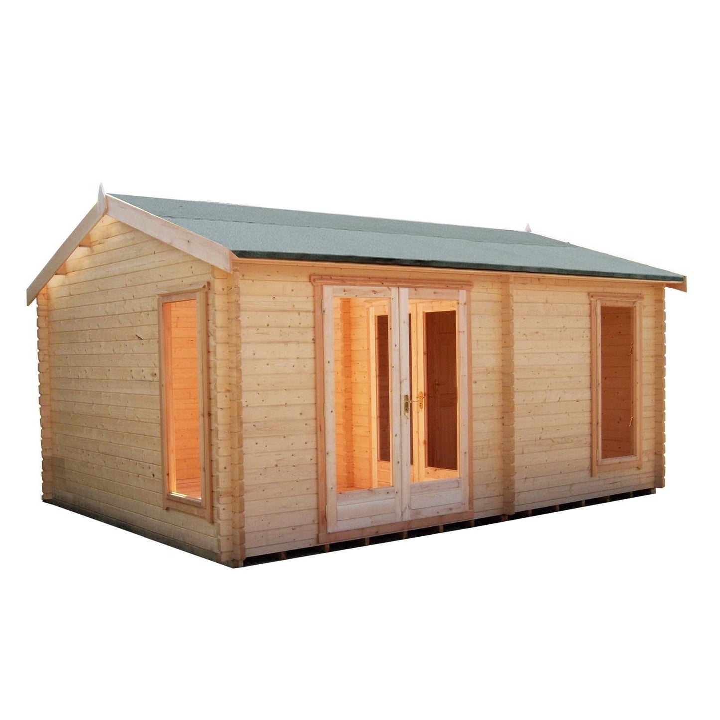 Shire Firestone 12x13 Log Cabin (28mm - 70mm Logs)