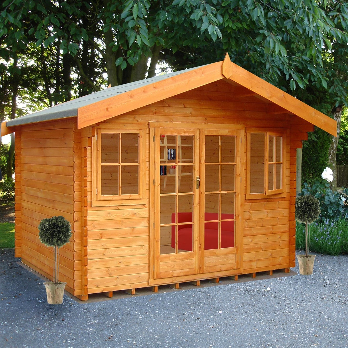 Shire Clipstone 16Gx14 Log Cabin (28mm - 70mm Logs)