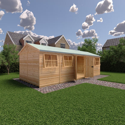 Shire Mammoth 10x25 Double Door Loglap