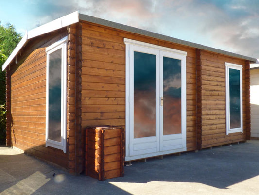 Shire Firestone 12x13 Log Cabin (28mm - 70mm Logs)