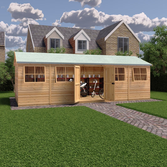 Shire Mammoth 10x25 Double Door Loglap
