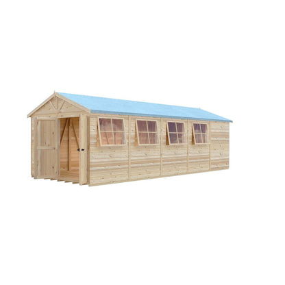 Shire Mammoth 10x25 Double Door Shiplap