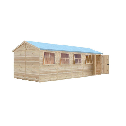 Shire Mammoth 10x25 Double Door Shiplap
