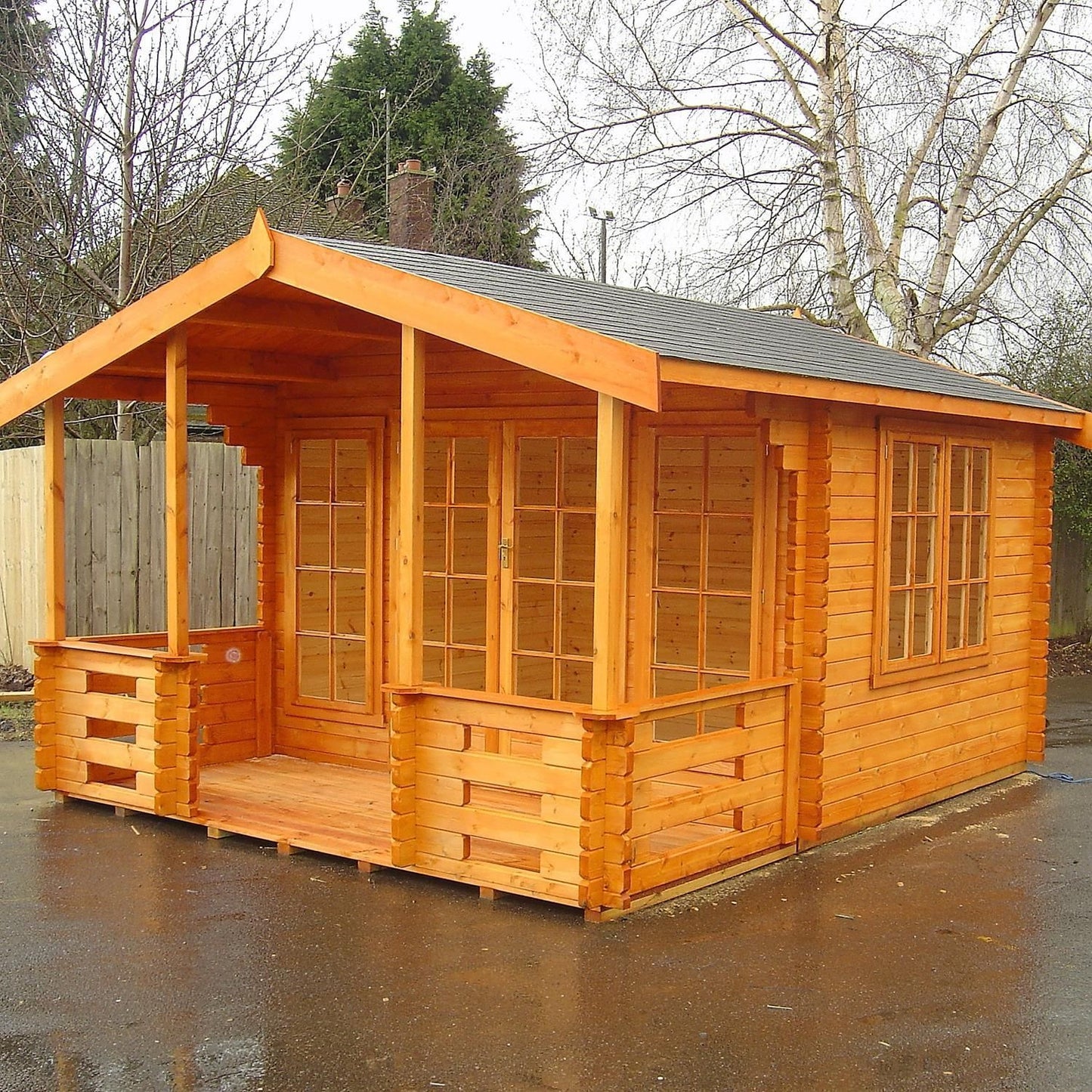 Shire Hatfield 12x13 Log Cabin (34mm - 70mm Logs)