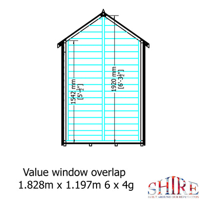 Shire Overlap 6x4 Value with Window