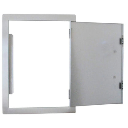 Sunstone Large Vertical Access Door | 304 Stainless Steel Outdoor Kitchen Storage Door