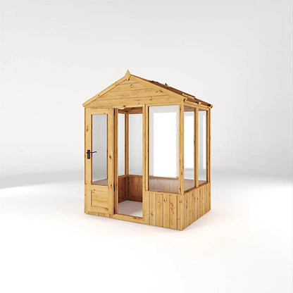 Mercia 4 x 6 Woodsman Apex Greenhouse - Glass