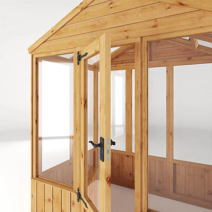 Mercia 4 x 6 Woodsman Apex Greenhouse - Glass