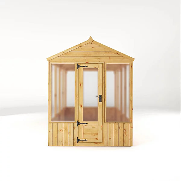 Mercia 8 x 6 Woodsman Apex Greenhouse - Polycarbonate